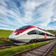 Virgin Trains Avelia Stream high-speed train representing its ambitious challenge to Eurostar on cross-Channel routes.