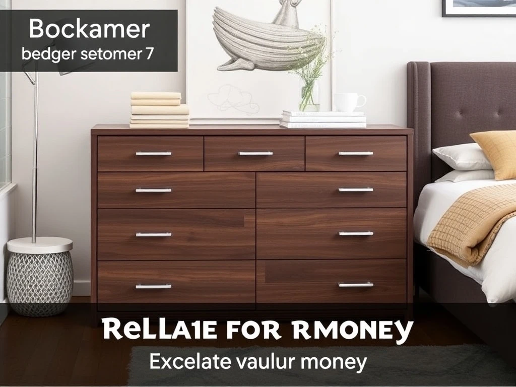 A practical and high-quality Walmart 7-drawer rolling dresser, representing an incredible value for home organization.