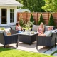 A stylish and comfortable Walmart patio set creates an inviting outdoor living space, highlighting an incredible deal.