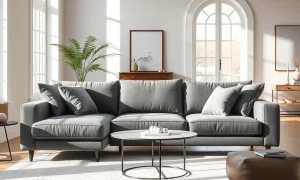 Premium Walmart sofa sale offering cloud-like comfort at discounted price in modern living room
