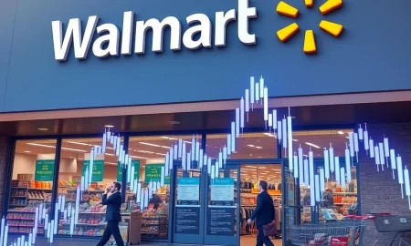 Walmart stock performance analysis showing profit miss impact on retail sector