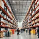 New warehouse membership store interior showcasing bulk products and shopping experience