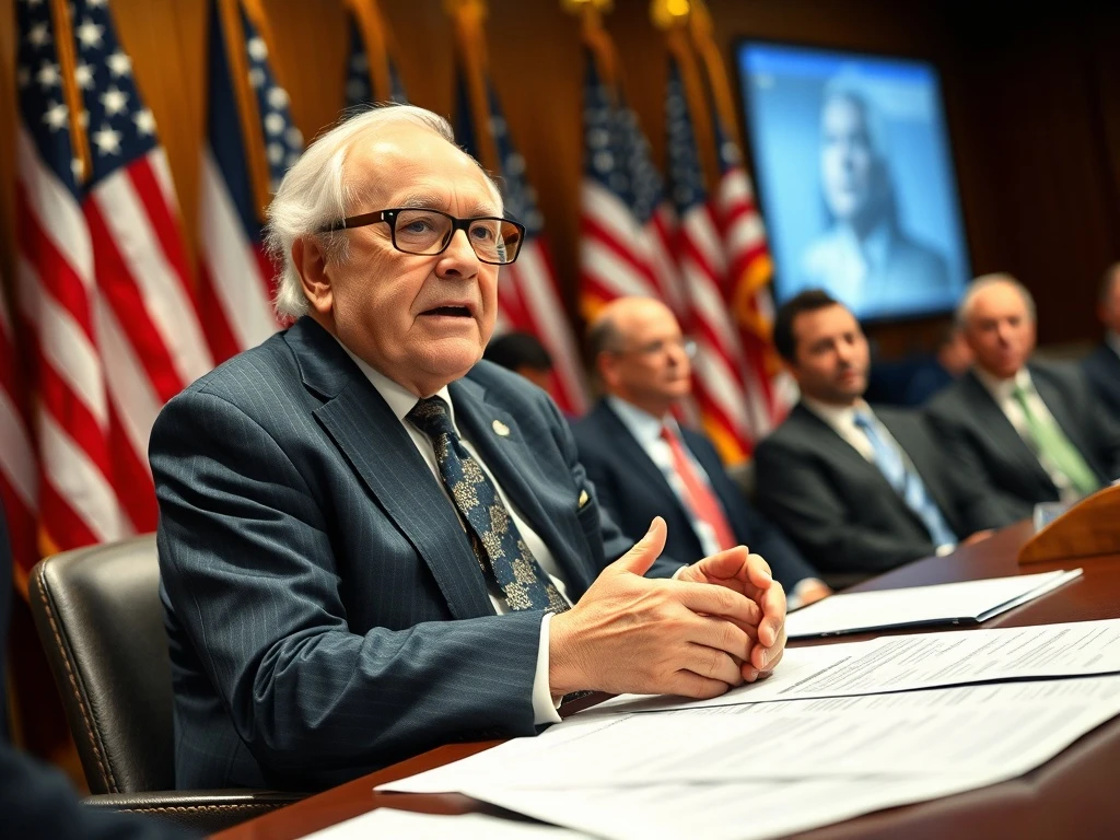 Warren Buffett discussing corporate tax responsibility as patriotic duty to America