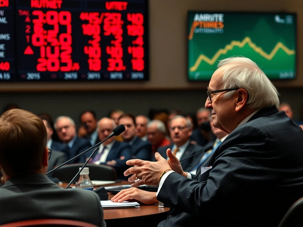 Warren Buffett making stock declaration that impacts market performance