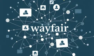 A visual representation of complex Wayfair customer behavior patterns, illustrating the challenges of retention and market adaptation.