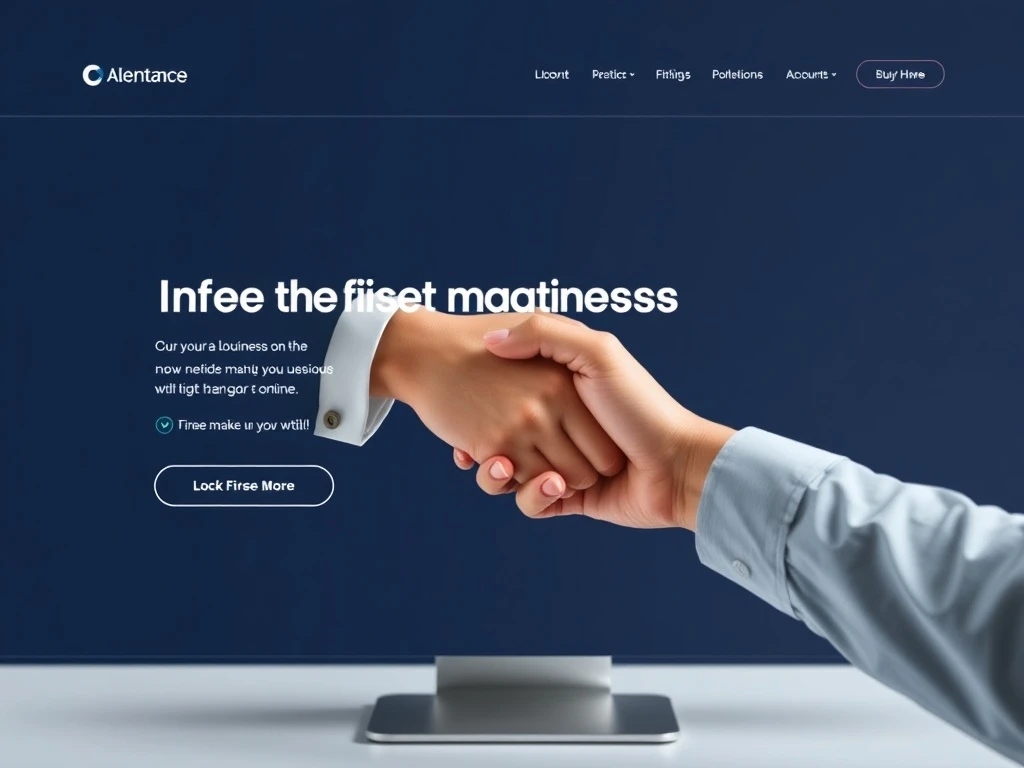 An elegant web design illustrating a strong first impression, crucial for modern brand strategy and business growth.