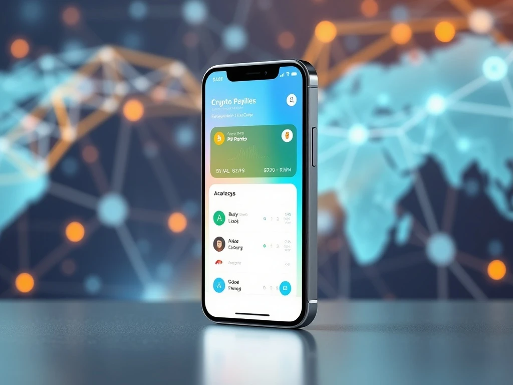 Modern Web3 UX interface showing simplified cryptocurrency wallet with clean design