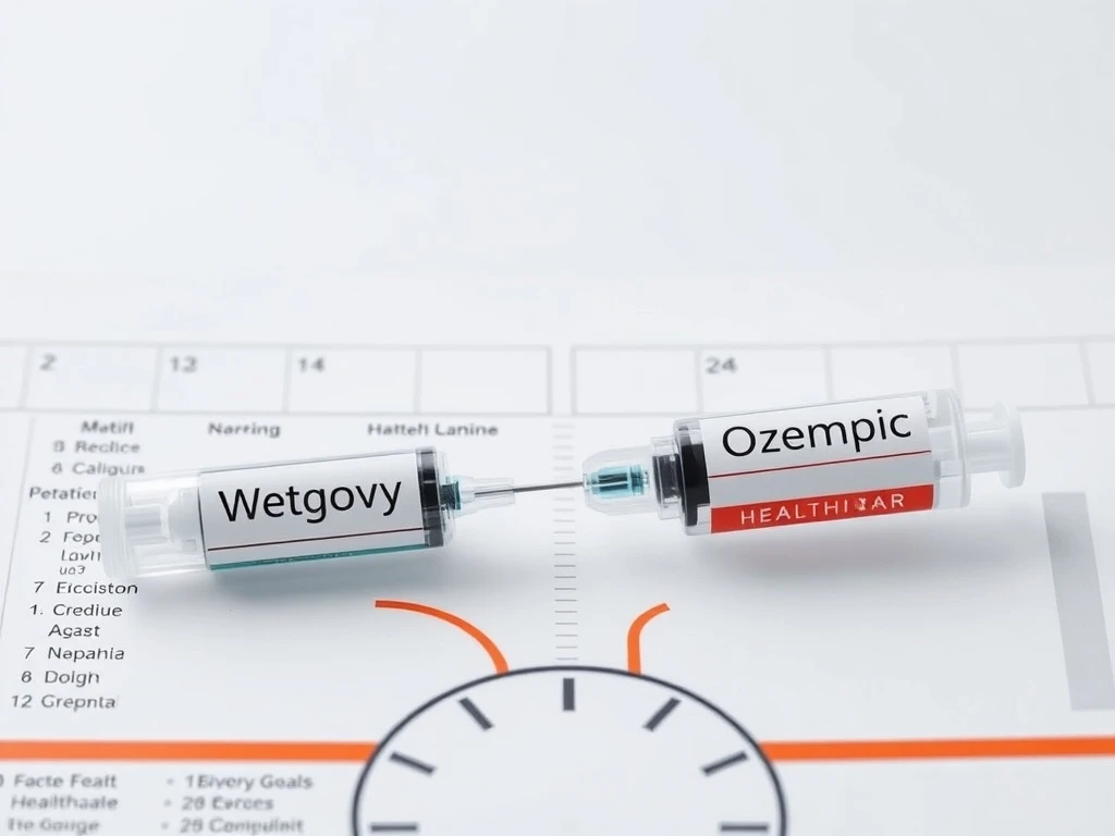 A visual guide comparing Wegovy vs Ozempic pens, highlighting their distinct uses for weight management and diabetes, aiding informed health decisions.