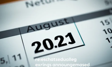 A calendar showing the rescheduled WeightWatchers earnings call date, representing the company's financial transparency post-reorganization.