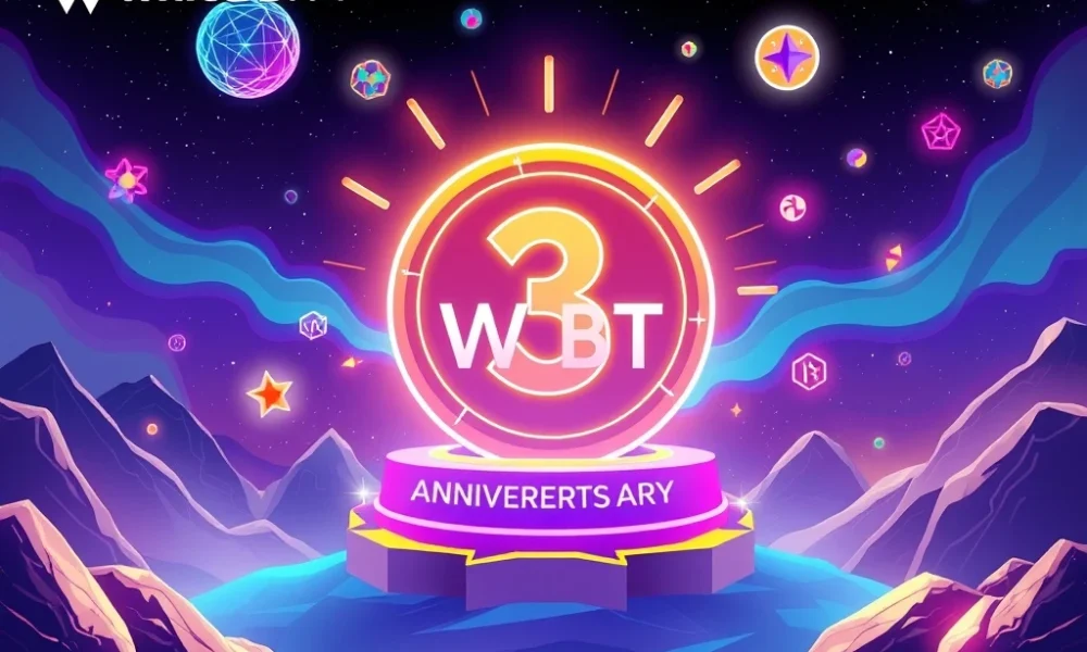 A visual representation of WhiteBIT Token's steady growth over three years, highlighting its robust technology and utility.