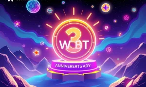 A visual representation of WhiteBIT Token's steady growth over three years, highlighting its robust technology and utility.