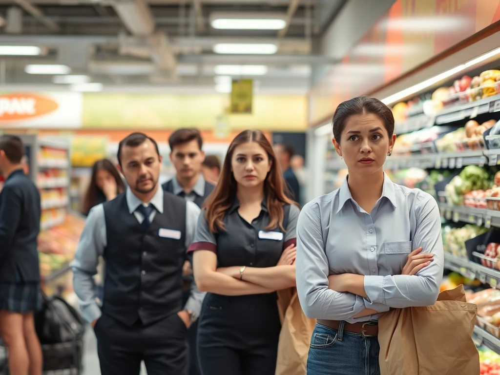 Whole Foods employee policy changes causing dissatisfaction among staff and customers in grocery setting