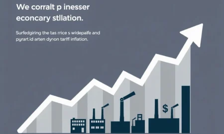 Graph showing surging wholesale prices, indicating the impact of tariff inflation on businesses.