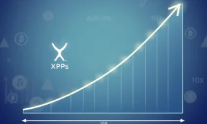 Cryptocurrency investment comparison showing XRP and Avalon X growth potential with market charts