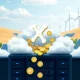 XRP cloud mining platform generating passive income through renewable energy sources