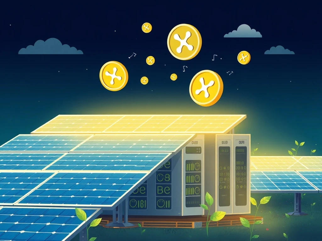 XRP cloud mining platform using renewable energy to generate daily cryptocurrency income