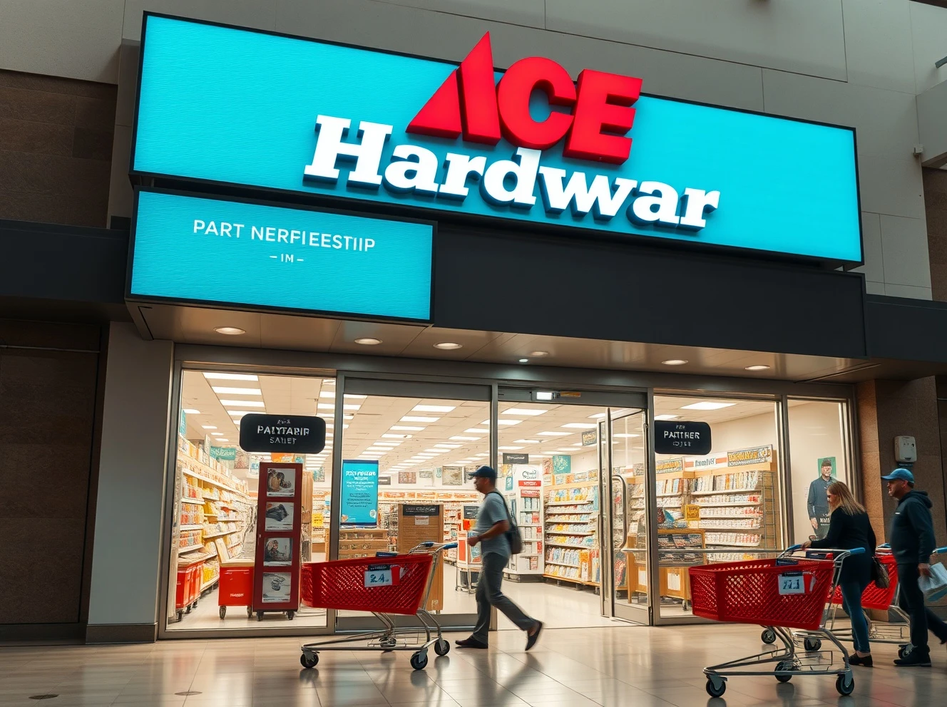 Ace Hardware partnership strategy for competing with major home improvement retailers