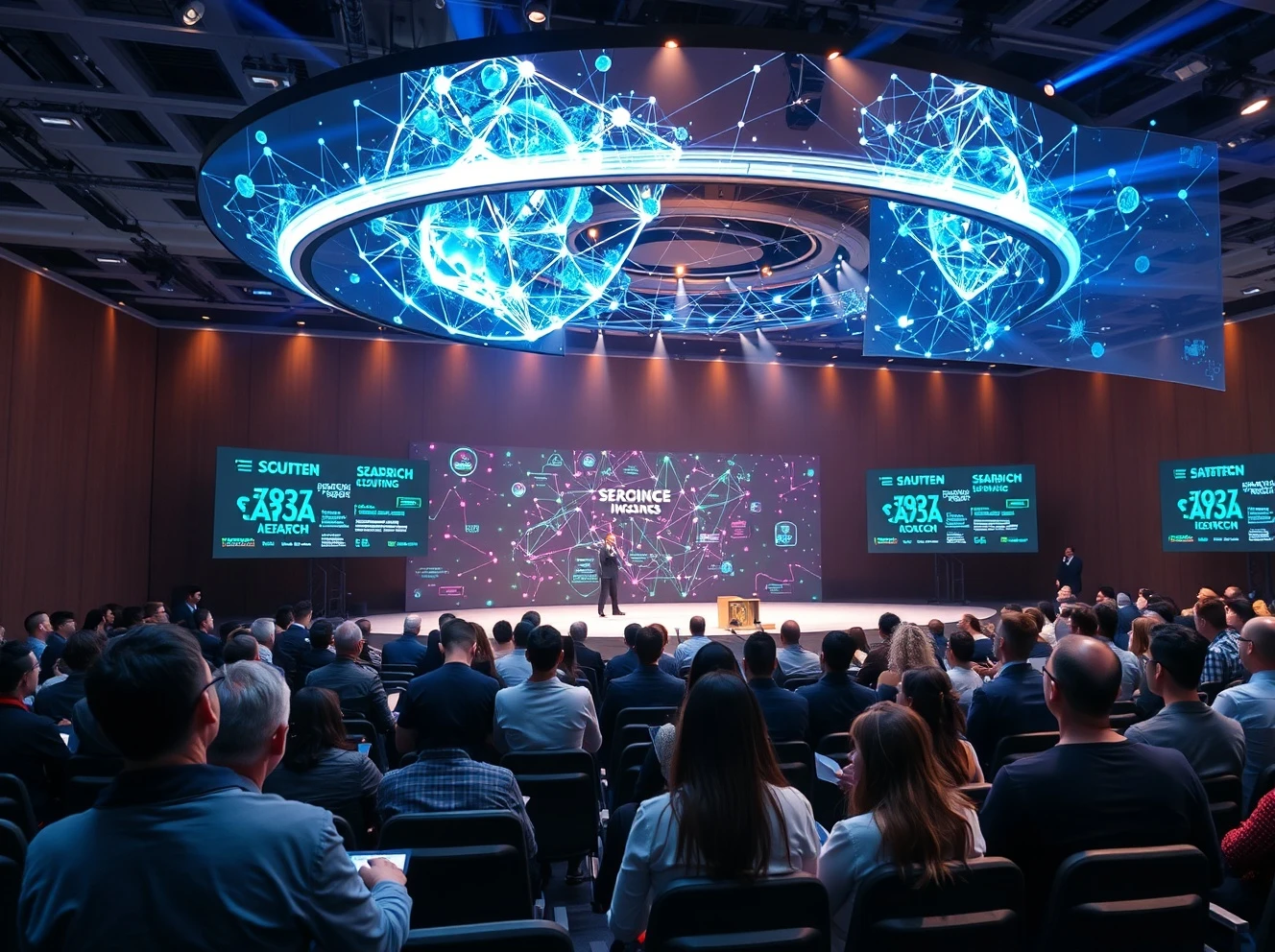 Edo Liberty discussing AI breakthrough through smarter search technology at tech conference
