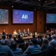 Tech leaders discussing AI era transformation strategies at StockPil Disrupt 2025 conference