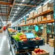 AI food supply chain management system optimizing logistics with real-time data analytics