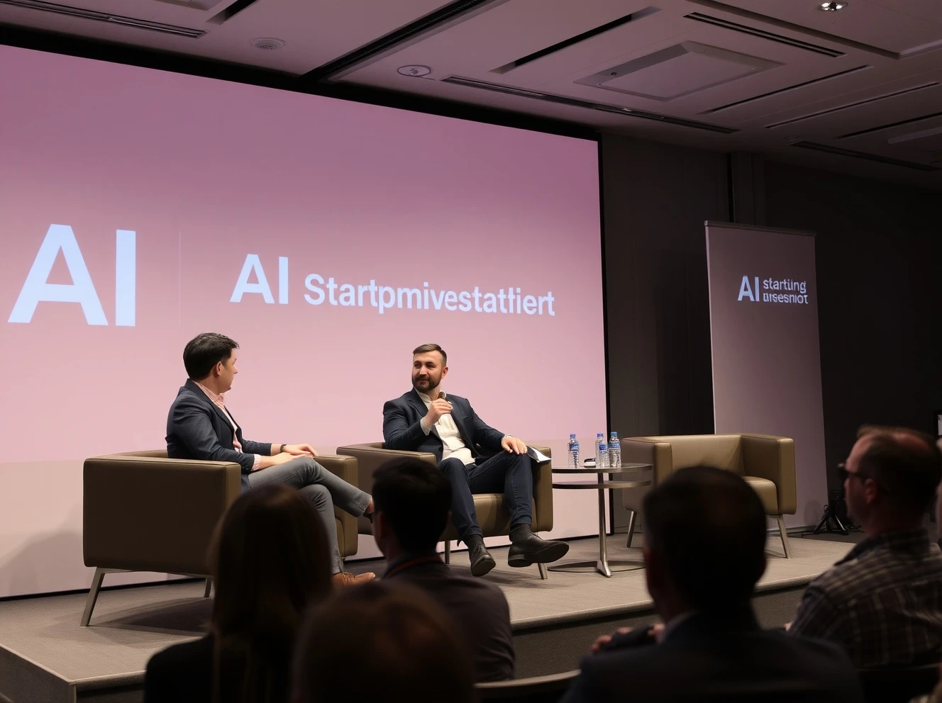 Top VCs discussing investment criteria for AI founders at StockPil Disrupt 2025 conference