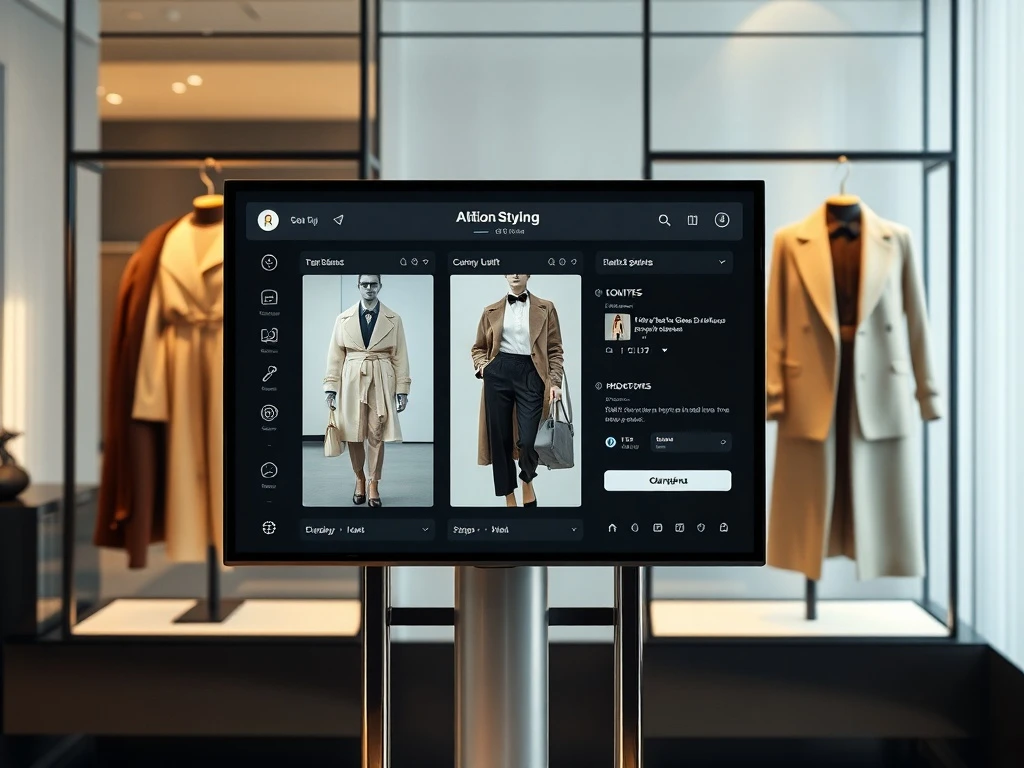 AI personal styling tool Ella providing fashion recommendations across multiple luxury retailers