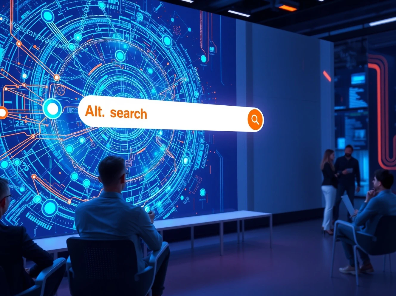 AI search technology powering next-generation artificial intelligence applications at tech conference