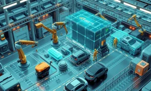 Alibaba and Nvidia partnership showcasing Physical AI development tools for digital twin technology