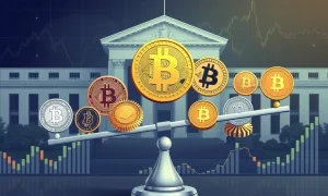 Altcoin season market analysis showing Bitcoin dominance decline and rising altcoin market capitalization