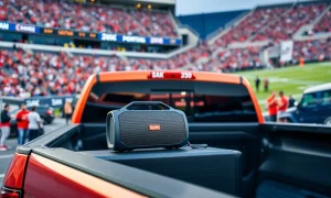 Powerful Bluetooth speaker for tailgating parties at amazing Amazon discount price
