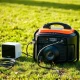 Amazon portable generator providing emergency backup power during outage