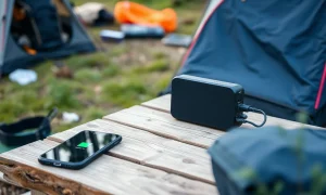 Amazon portable power station providing reliable backup power for outdoor adventures and emergency situations