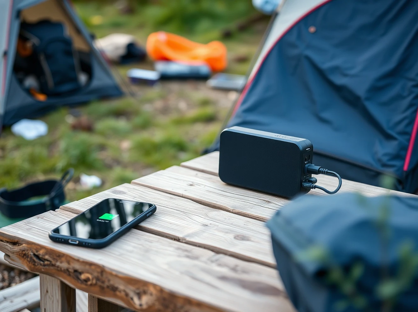 Amazon portable power station providing reliable backup power for outdoor adventures and emergency situations