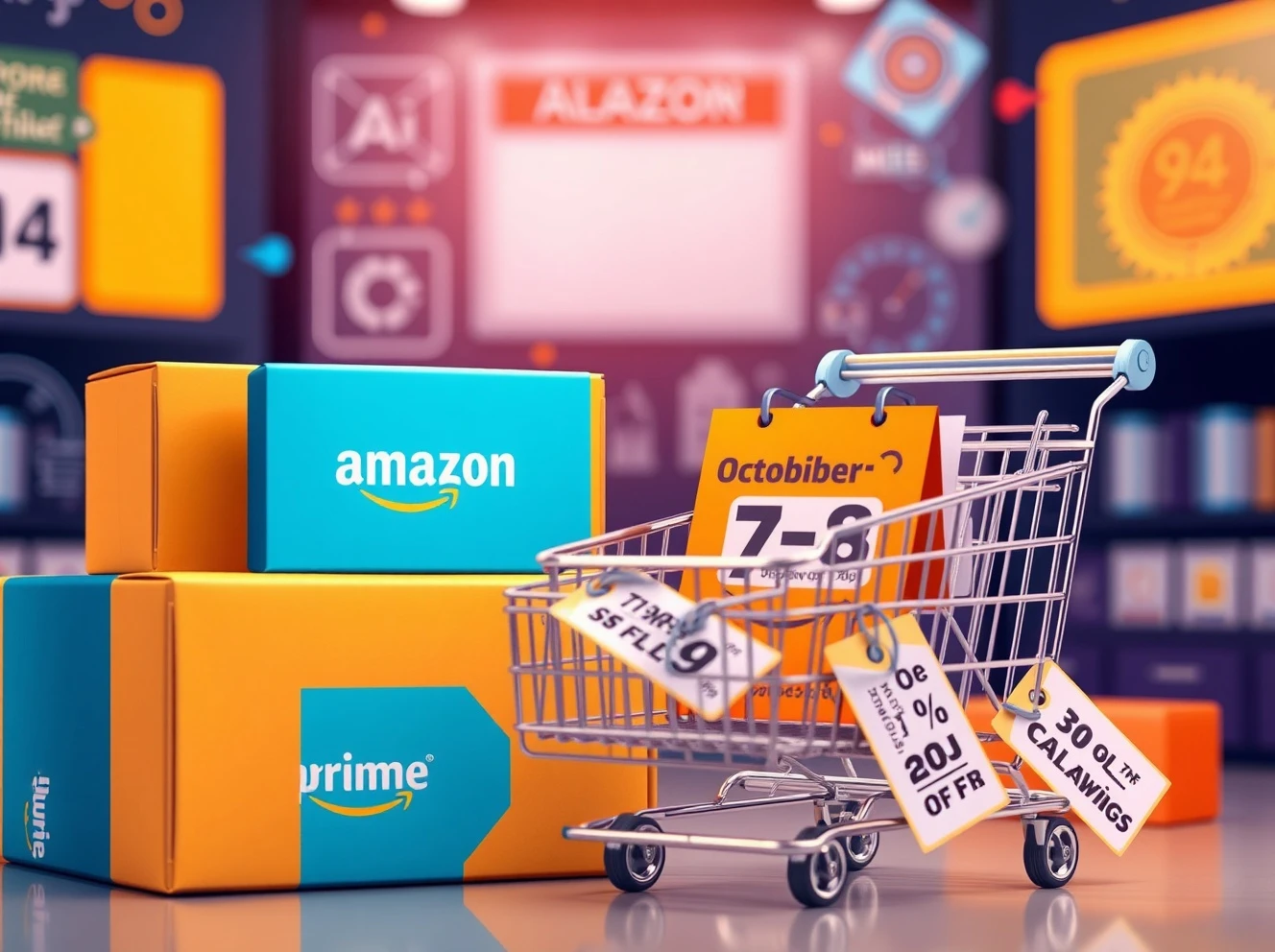 Amazon Prime Big Deals Day shopping event with AI technology and global discounts