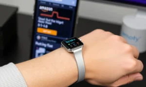 Amazon smartwatch deal showing premium wearable technology at affordable $30 price