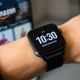 Sleek Amazon smartwatch showing fitness tracking features on wrist