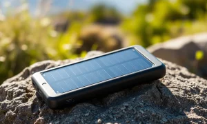 Affordable solar power bank charging devices outdoors with reliable solar energy