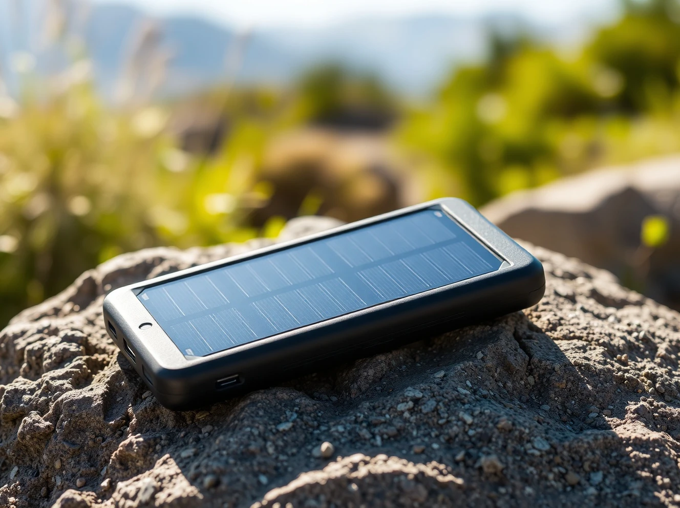 Affordable solar power bank charging devices outdoors with reliable solar energy