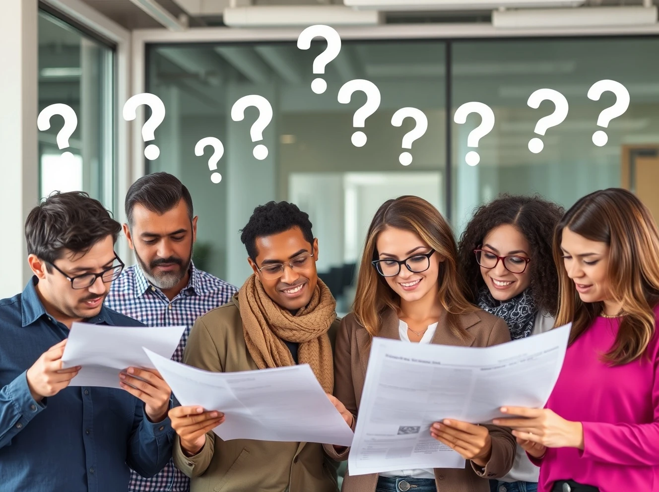 Confused American adults struggling to understand annuity retirement plans