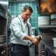 Professional appliance repair technician ensuring business continuity through reliable equipment maintenance