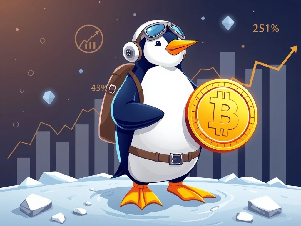 Arctic Pablo Coin cryptocurrency showing massive growth potential with blockchain technology