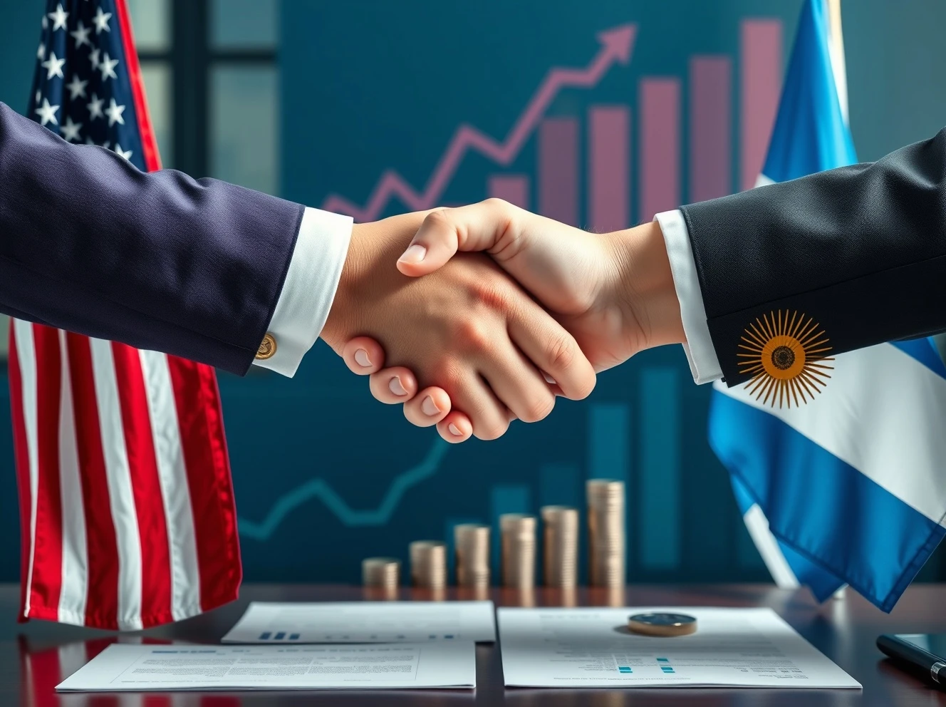 US Treasury support for Argentina economic stability with financial growth indicators