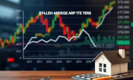 ARM mortgages stability chart showing consistent rates amid financial market fluctuations
