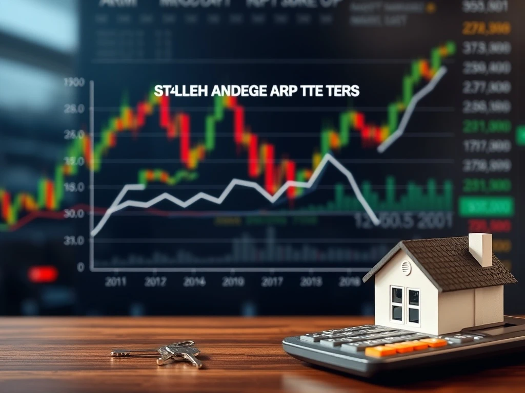 ARM mortgages stability chart showing consistent rates amid financial market fluctuations