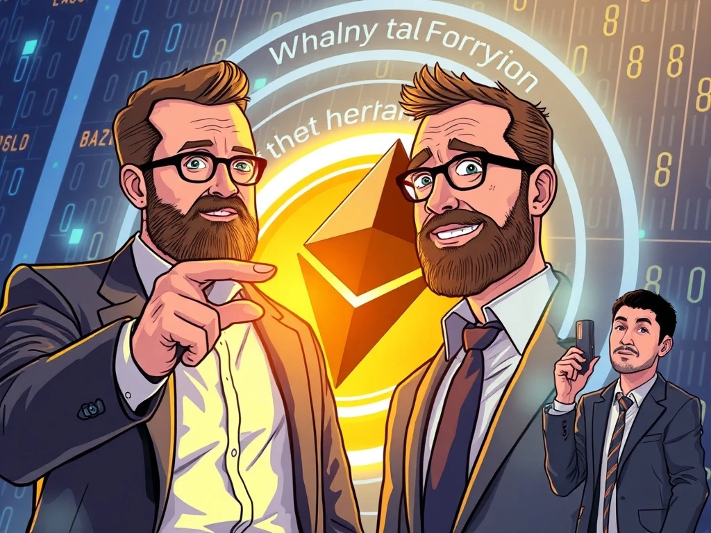 Arthur Hayes endorsing MAGACOIN FINANCE altcoin presale with institutional investors analyzing blockchain data