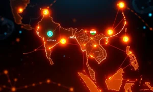 Asia cryptocurrency adoption trends showing Indonesia's declining position compared to regional leaders