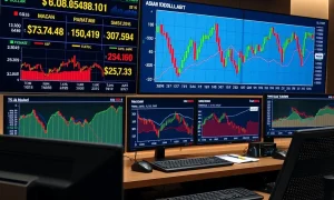 Asia FX market analysis showing currency trends amid dollar weakness and rate cut expectations