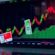 Asia FX growth chart showing currency strength against weakening US dollar in forex market