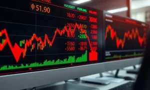 Asian currencies market collapse showing multiple currency charts declining against US dollar
