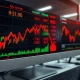 Asian currencies market collapse showing multiple currency charts declining against US dollar